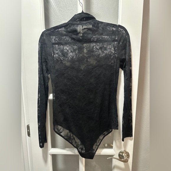 NWOT H&M LACE MESH BODYSUIT - Picture 5 of 6